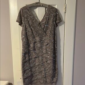 Elegant Sequin Lace Dress